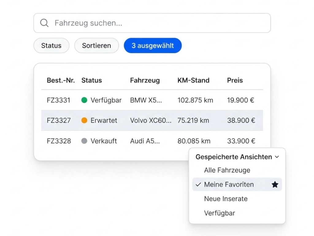 Find any vehicle instantly